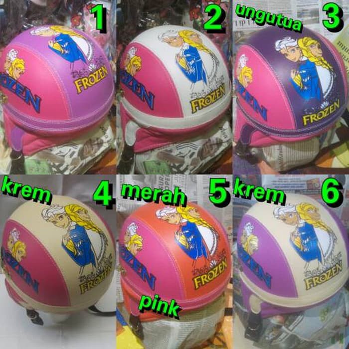 helm anak frozen