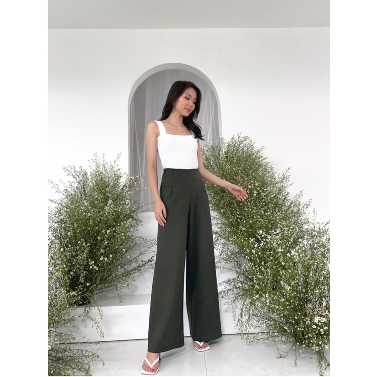 B-0107 Culotte Kulot Premium Best Seller-OLIVE