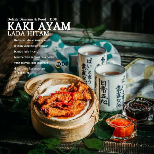 

Dimsum Kaki Ayam Lada Hitam