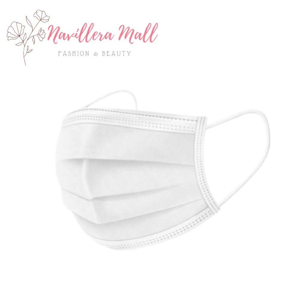 Masker Putih 3ply / Masker Earloop Putih / Masker Medis Putih / Masker 3ply Putih / Masker Medis Put