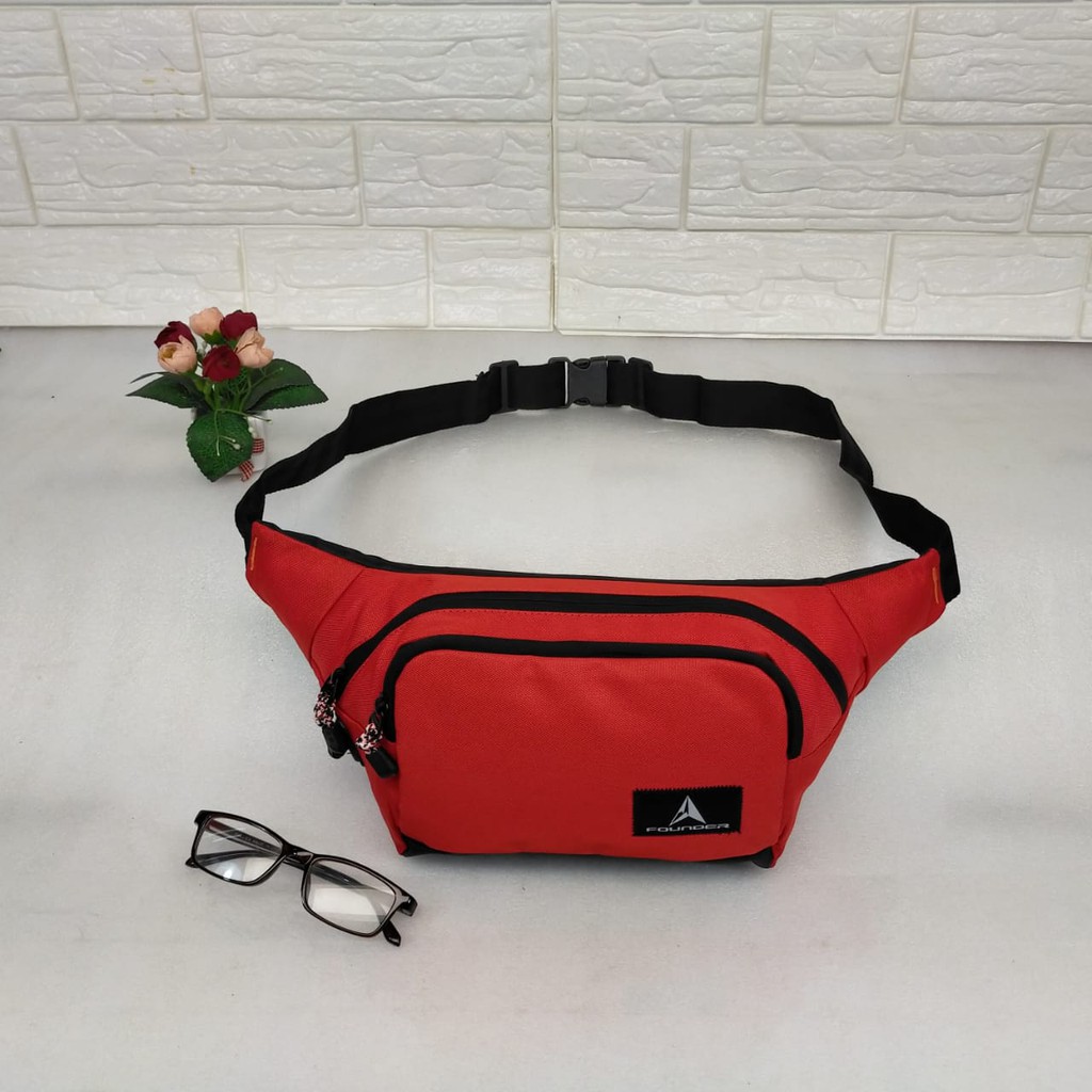 TAS PINGGANG SLEMPANG WAISTBAG parasut PRIA/WANITA AL-010