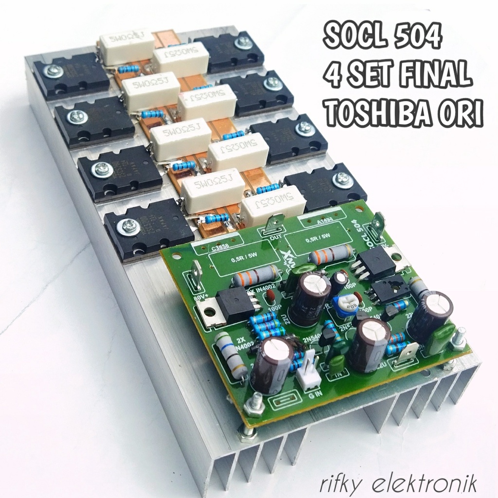 DRIVER SOCL 504  + 4 SET FINAL TOSHIBA ORIGINAL  SIAP PAKAI