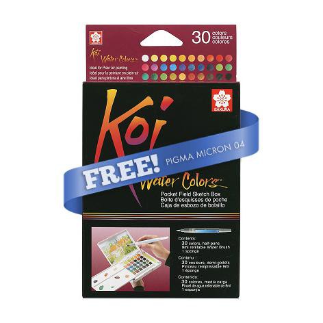 

Baru! Sakura Koi Watercolor 30 Pocket Field Sketch Box Terpercaya