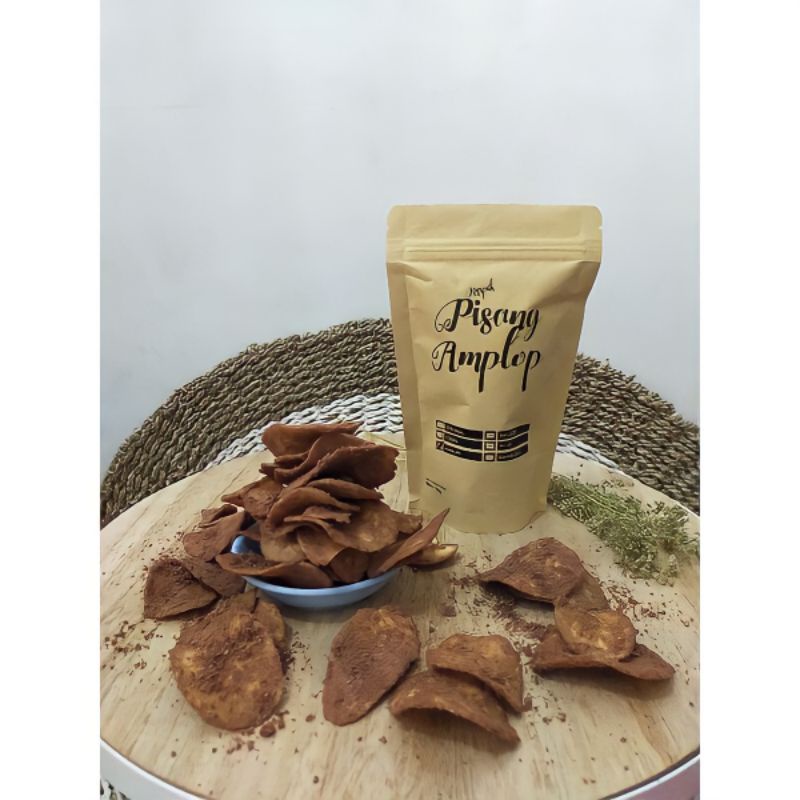 

Keripik Pisang Amplop Snack Keripik Pisang Kepok Aneka Rasa - 60g, 150g, 250g, 300g, dan 500g