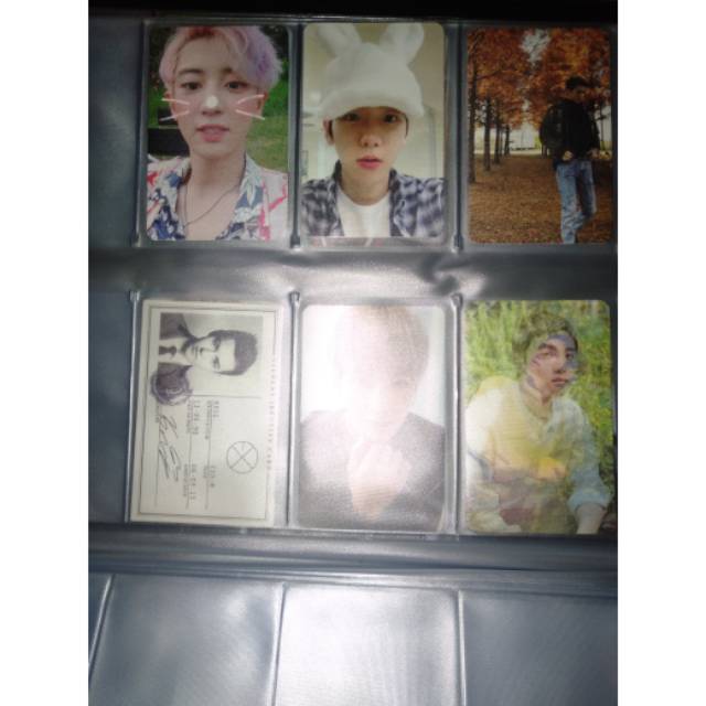 WTT/WTS Photocard (PC) EXO D.O Sehun, Chanyeol, Baekhyun Nature Republic