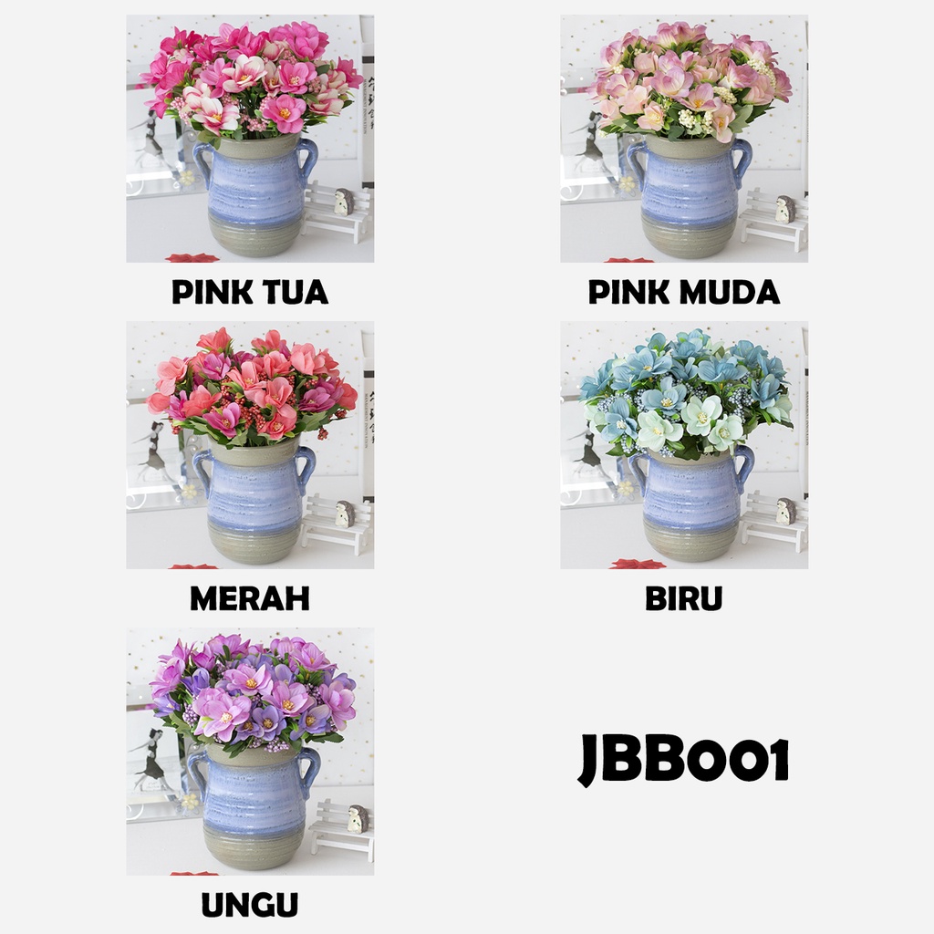 Bouquet bunga JBB001 Artifisial Dekorasi Rumah Happyonshop