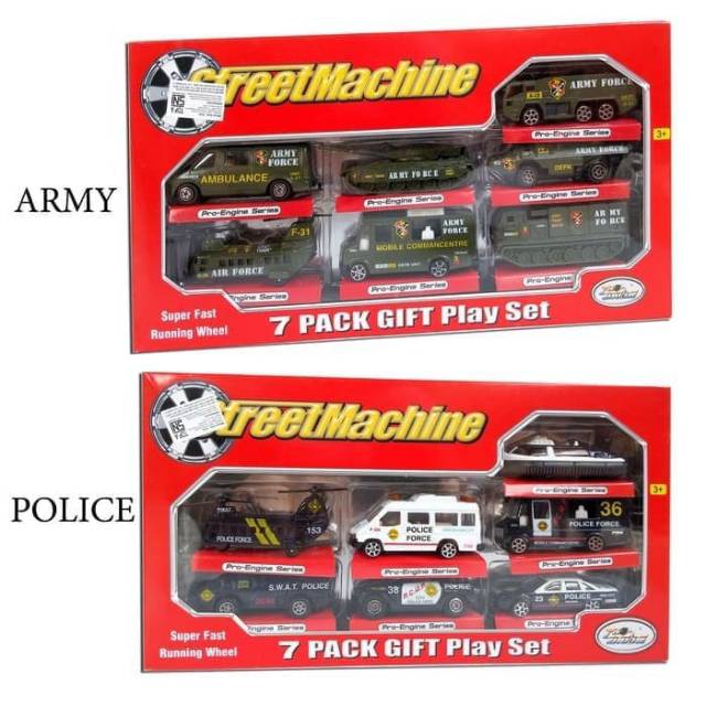 Mainan Diecast Street Machine 7pcs
