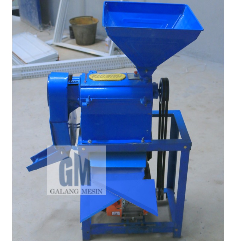 MESIN GILING PADI PORTABLE GILINGAN MAHKOTA KD-350 SK SARINGAN DEDAK HALUS KASAR BEKATUL RICE MILL