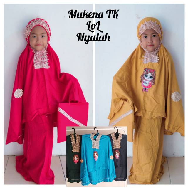 Mukenah anak tk