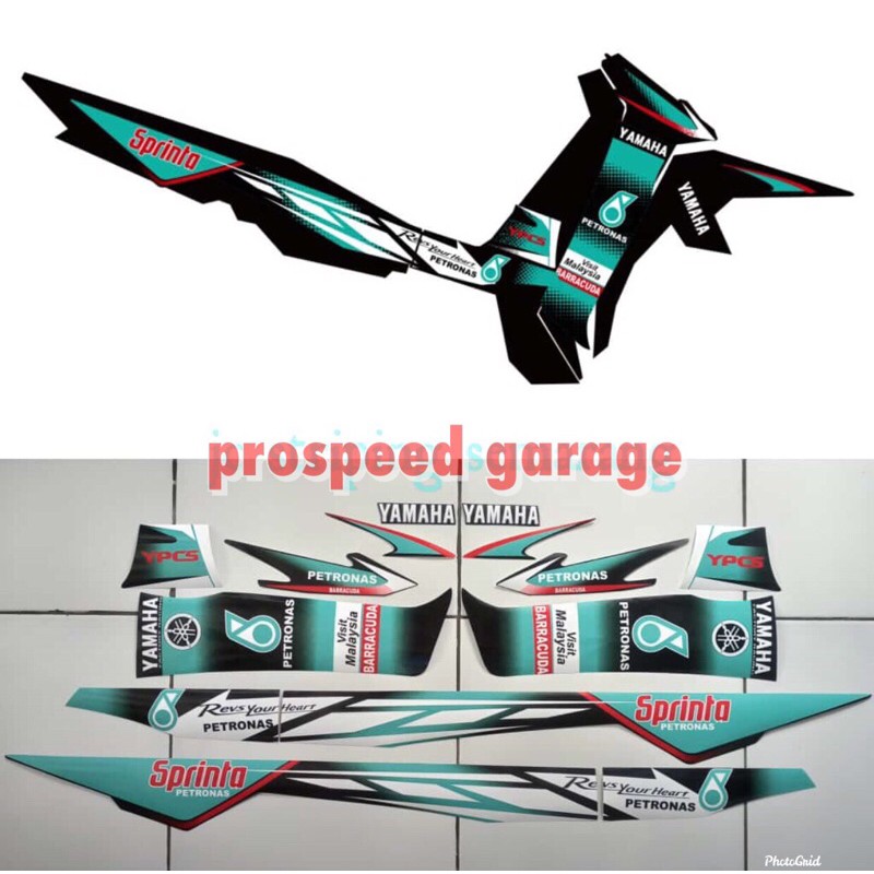 sticker striping fizr petronas f1zr