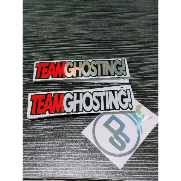 stiker cutting team ghosting