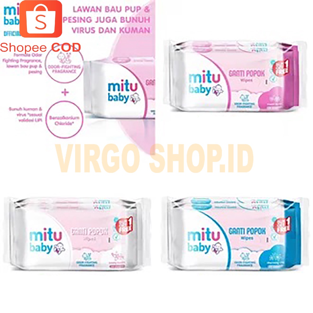 Mitu Baby Wipes Ganti Popok 50 Sheet / Tisu Basah Mitu / Tissu Basah Mitu / Tisue Basah Mitu / Tissue Basah Mitu / Tissue Basah / Tissue Pembersih