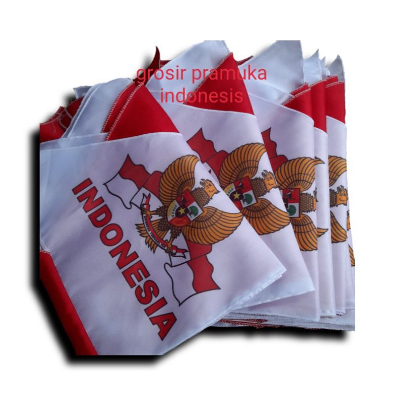 Jual Bendera Umbul Umbul Mata Sablon Garuda Bijian Indonesia Shopee Indonesia