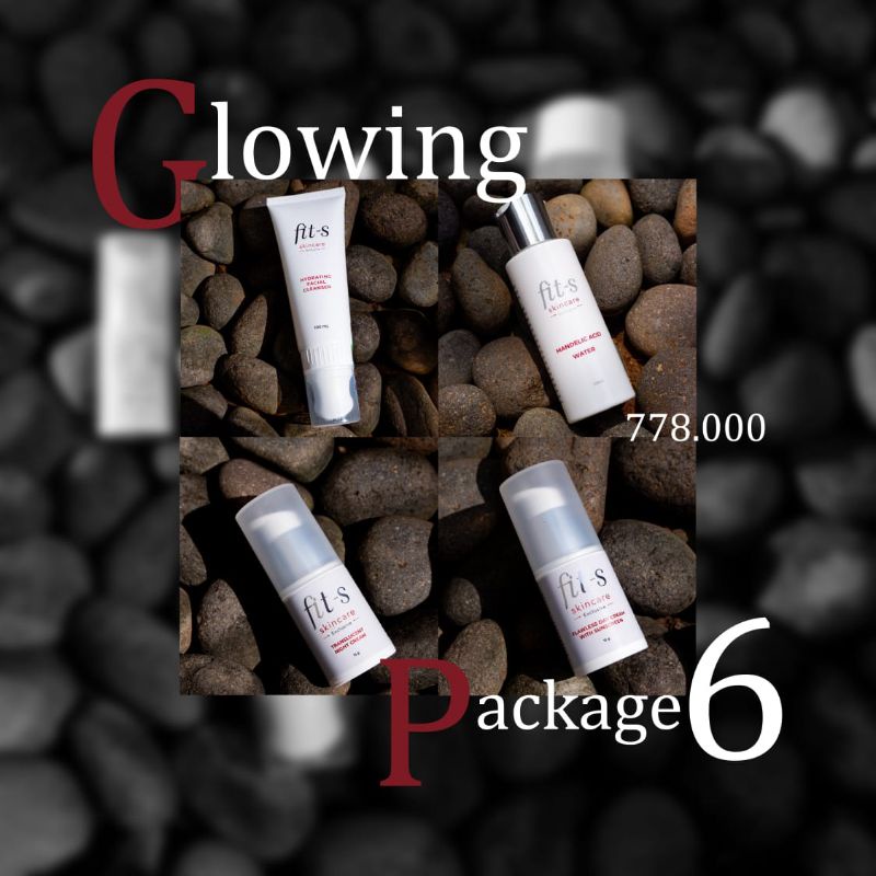 [READY STOCK]PAKET GLOWING 6 FITSSKINCARE/GLOWING PACKAGE 6/Fits Skincare Fit-s by Fitri Salhuteru