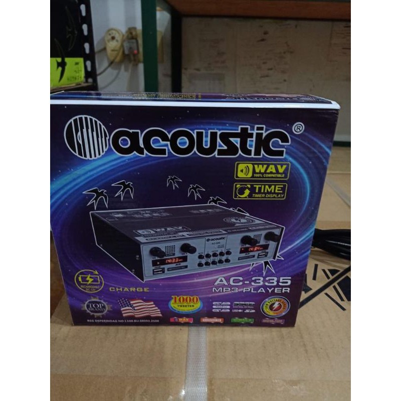 Amplifier walet acoustic AC 335