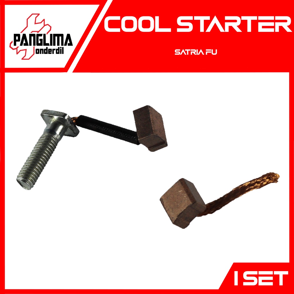 Cool Starter Satria FU Kul-Areng-Arang Stater-Carbon Brush