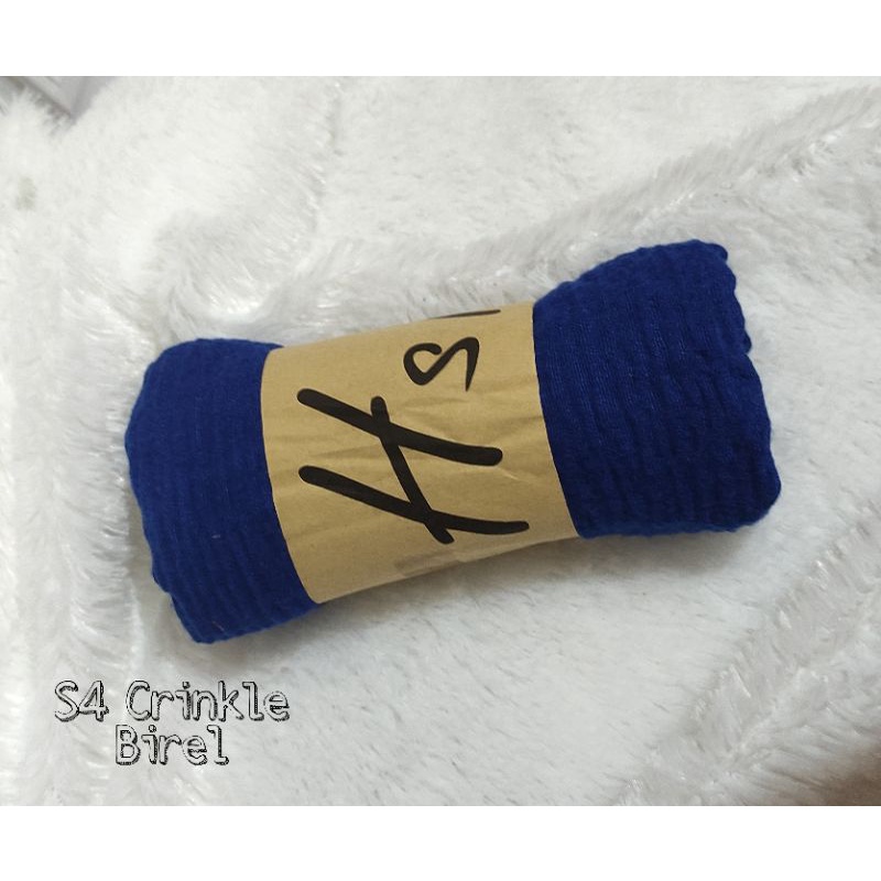 [COD] PASHMINA CRINKLE / CRINGKLE KUSUT /CRINGKLE RAWIS / HIJAB SHAWL PREMIUM RAWIS negro-SEGIEMPAT-BIREL
