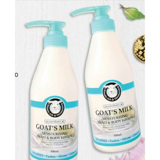 Guardian goat's milk hand body lotion