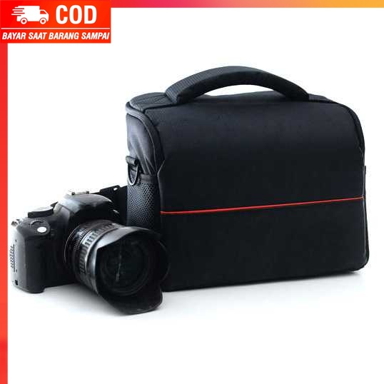 (100% BARANG ORI) TaffSTUDIO EOS Tas Selempang Kamera DSLR for Canon Nikon - A1705