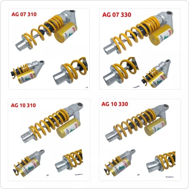 SHOCK BREAKER AG 07 AG 10 SHOWA TABUNG ATAS 330MM PNP NMAX VARIO 150 SCOOPY BEAT PCX MIO ADV AEROX D