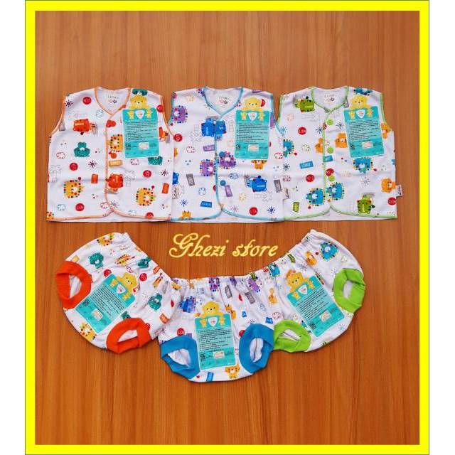 Baju Bayi Setelan Kutung Libby 3 6 Bulan - Wikie Cloud 