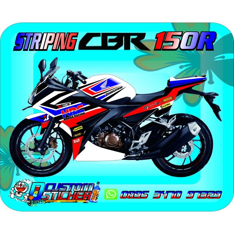 STRIPING CBR150R STRIPING CBR FACELITE STRIPING CBR VARIASI