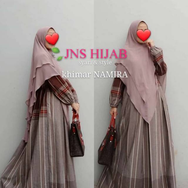 KHIMAR / HIJAB NEW NAMIRA ORIGINAL JNS ( COD )