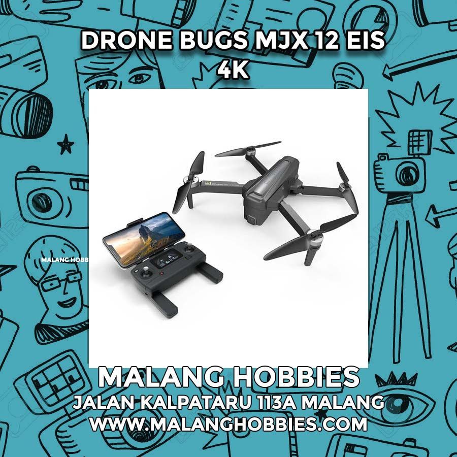 MJX Bugs 12 EIS Drone - Kamera 8.3MP, GPS Follow Me