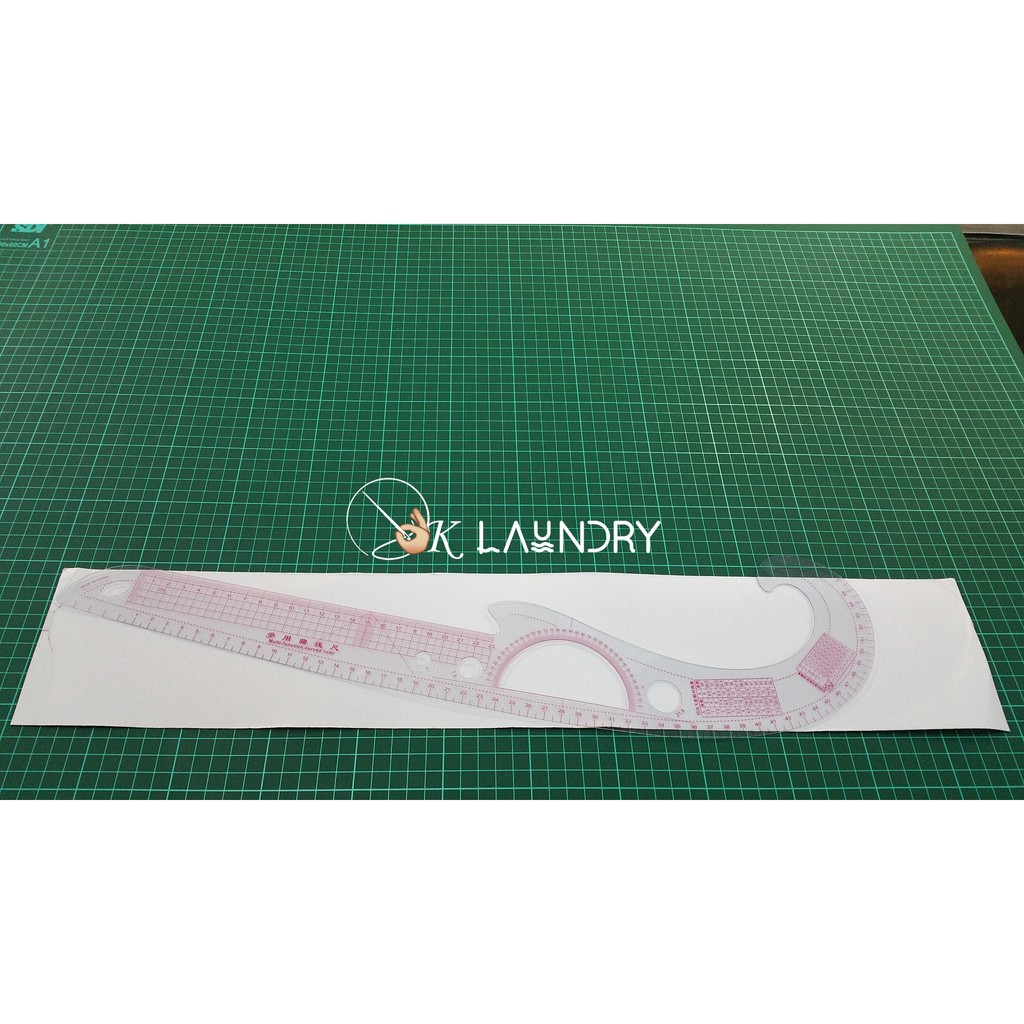 

Penggaris Jahit Menjahit - Pola Quilting Patchwork Ruler Pattern Pola 59 Cm
