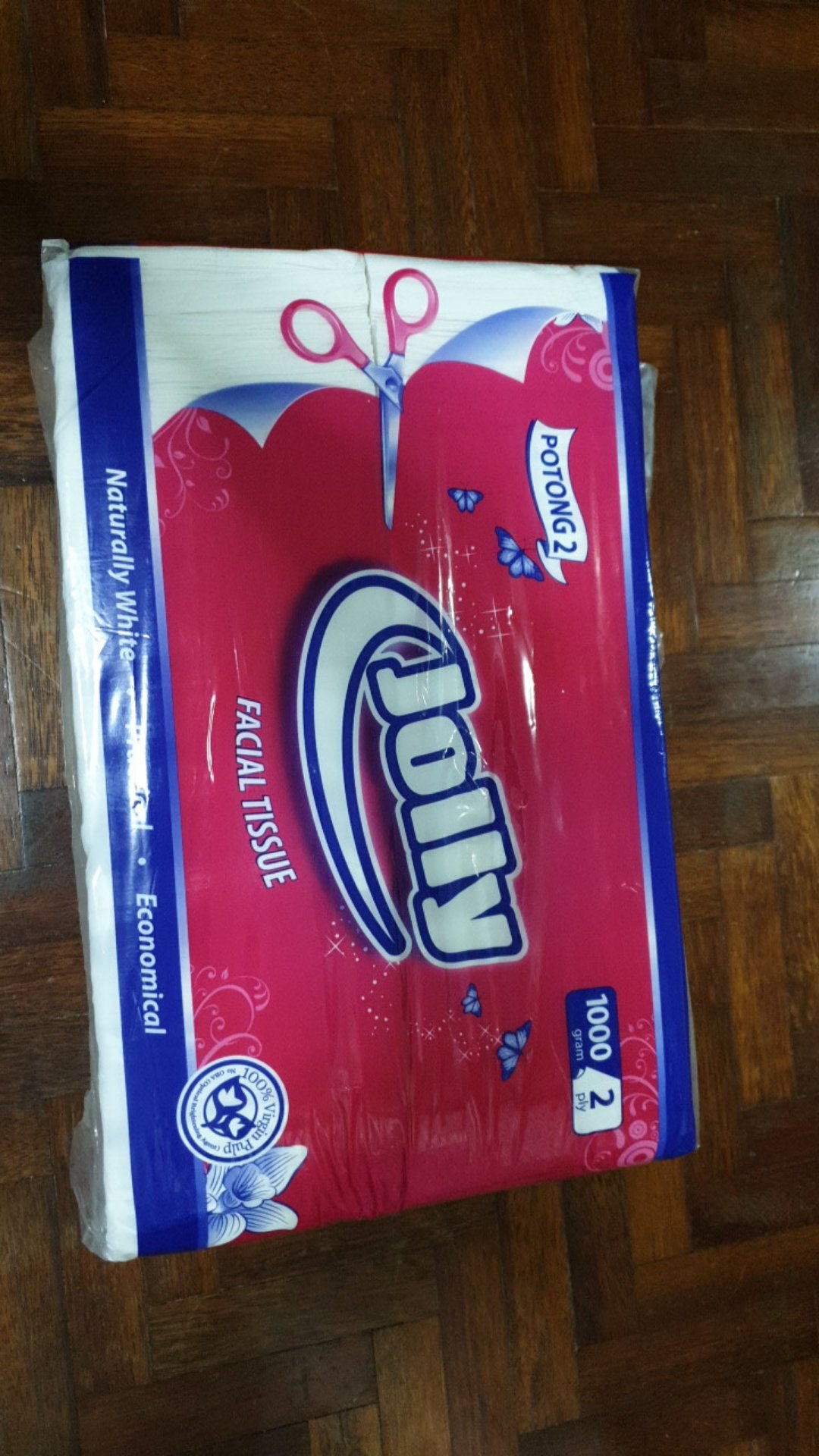 Jolly Potong 2 Facial Tissue 2ply 1000gr