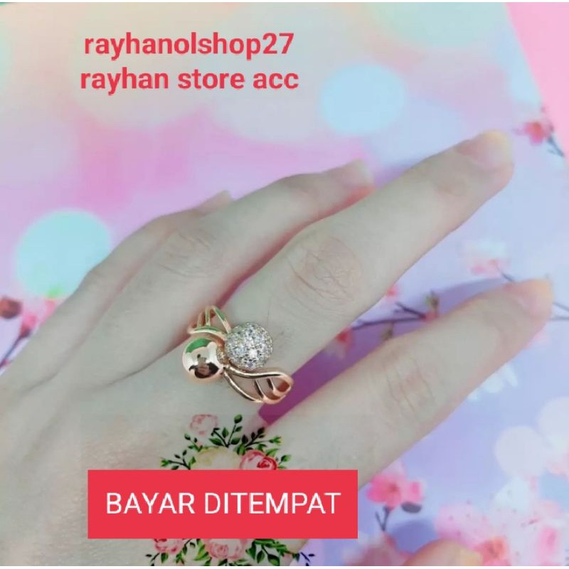 RO-A10 CINCIN Bola Mata Gold Plated Terbaru