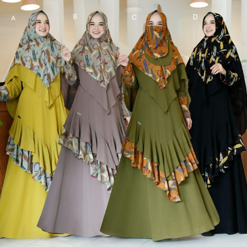 AZALEA SYARI BY HUMAIRA GAMIS SYARI PREMIUM BAJU SYARI ORIGINAL