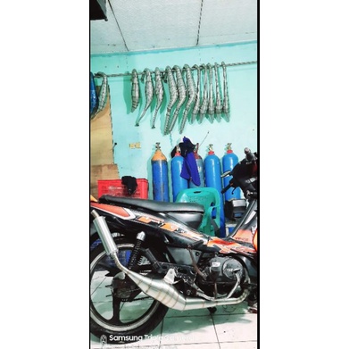 KNALPOT Kalajengking FIZR  - KNALPOT FORCE1 - Knalpot Kalajengking Stainless