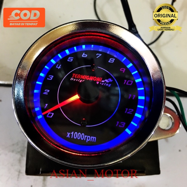 TACHOMETER RPM RACING LED UNIVERSAL