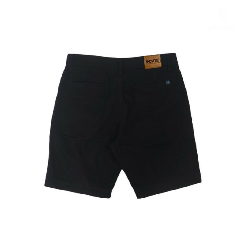 Celana Pendek Chino McVois Hitam Premium Distro