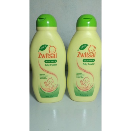 zwitsal baby powder aloe vera 100g/rich honey 300g