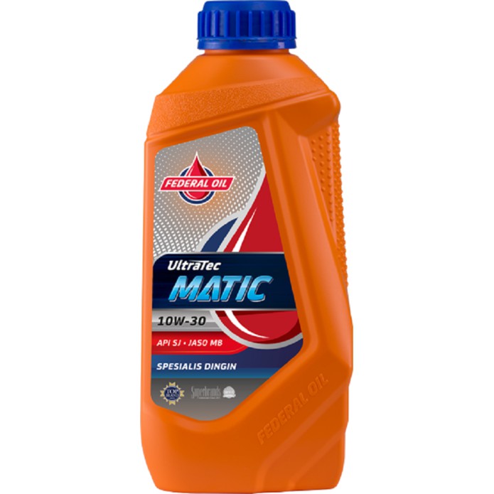 Federal Oli Matic UltraTec 10w30 Y40 20w40 API SJ Orange Motor Matik 800ml