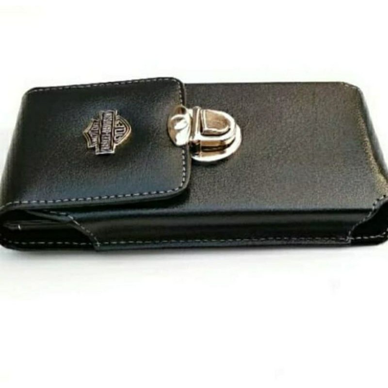 DOMPET HP PRIA UKURAN MAXIMAL 6,5 INCI 1 SLOT KULIT SINTETIS
