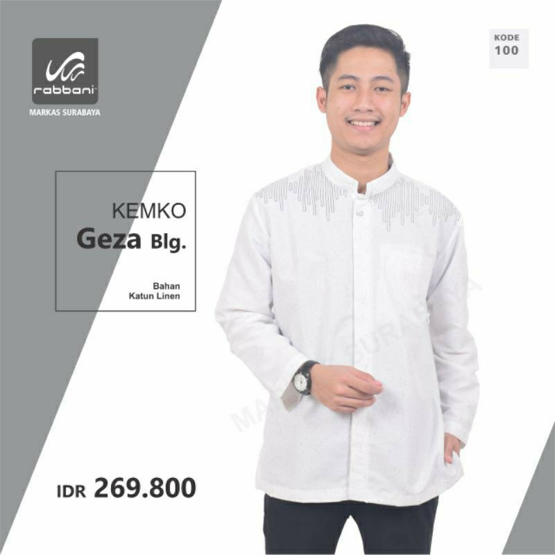 Baju koko kemko geza blg rabbani original baru