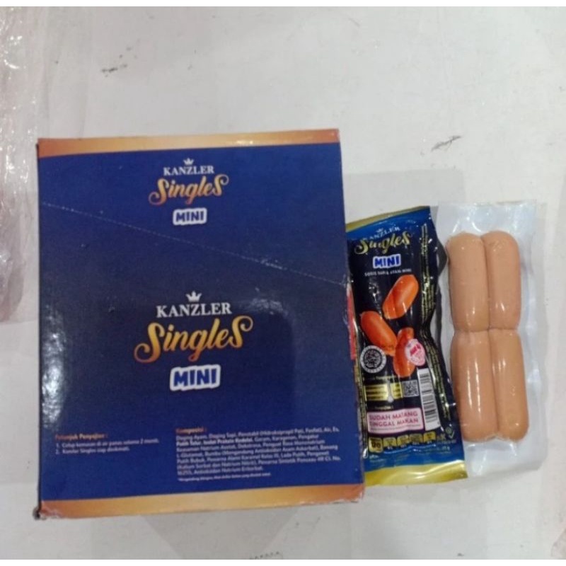

Kanzler Sosis Single Mini Original 1 Dus isi 12 Pcs