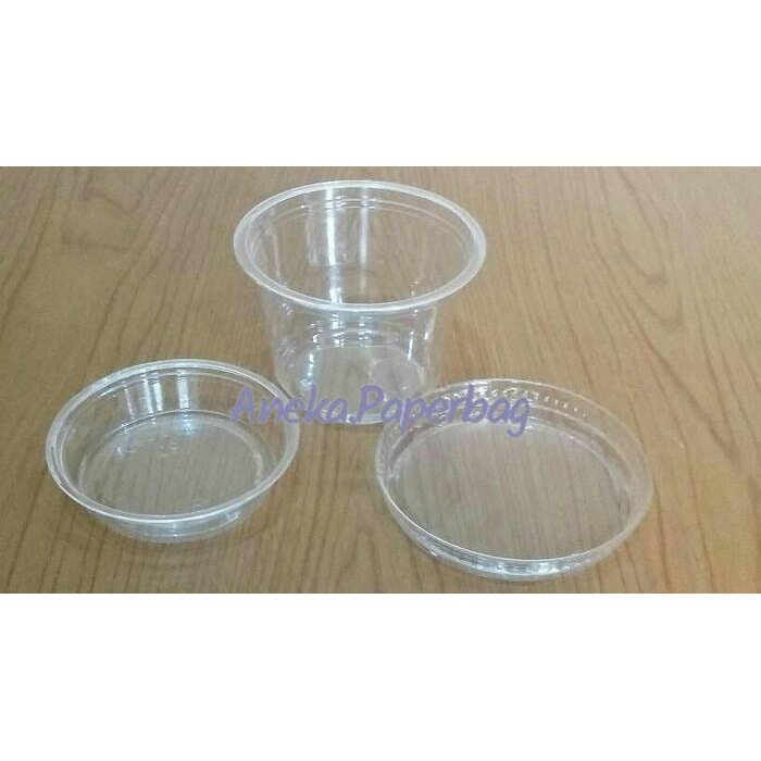 Cup pudding vla uk 300 ml / wadah puding vla uk 300 ml MIN 100PCS Best Seller