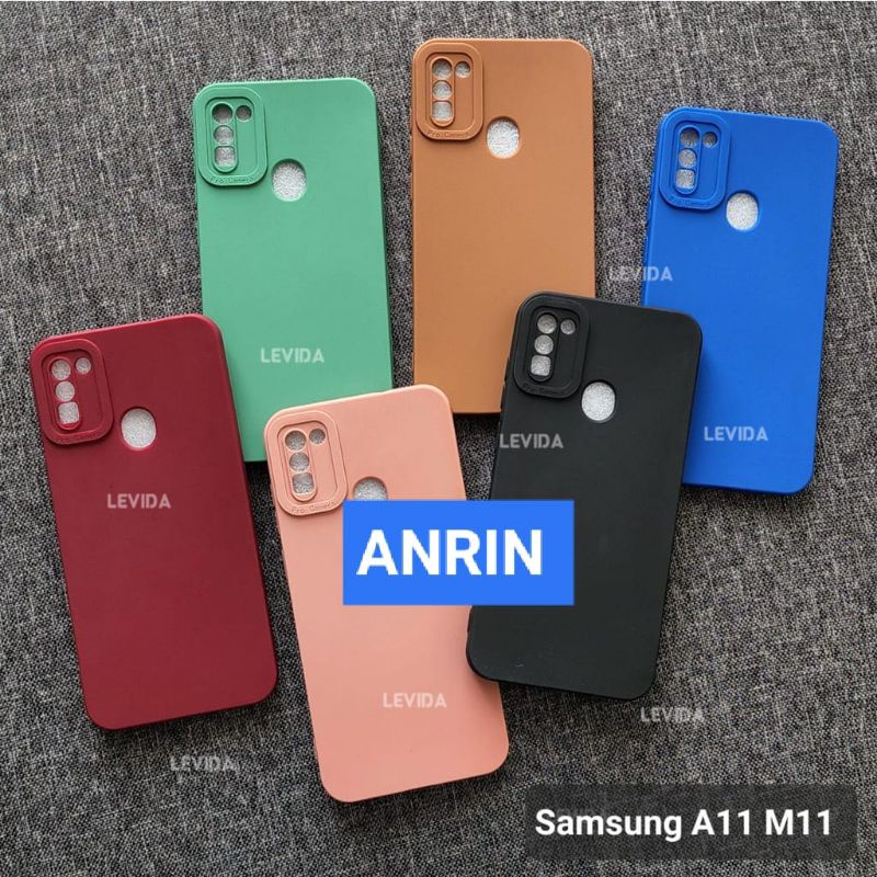 SAMSUNG A11 M11 CASE PRO CAMERA MACARON CASING SOFTCASE SILIKON