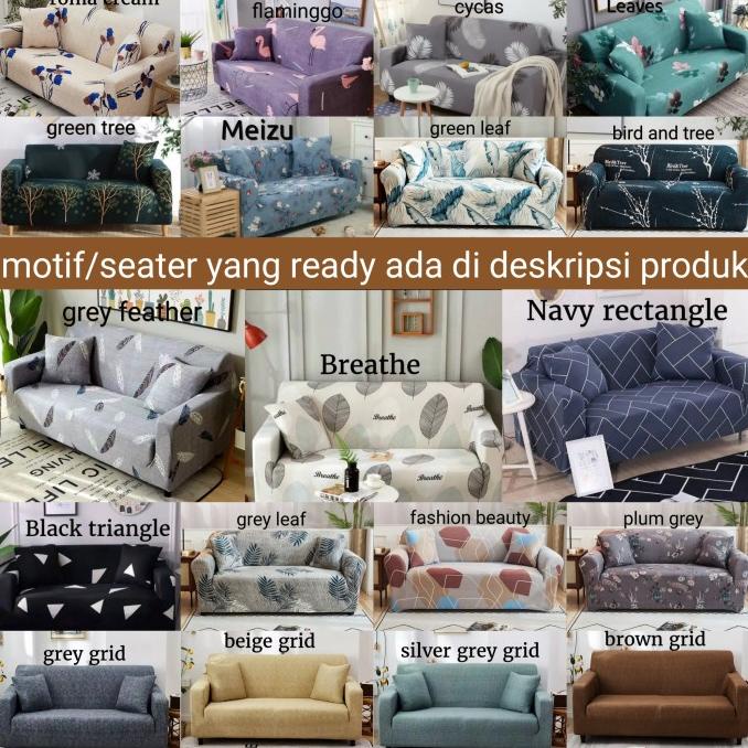Cover Sofa 2 Seater Import Sarung Sofa Seater Stretch Kain Sofa Seater