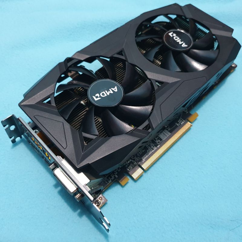 VGA CARD Vgacard Amd Radeon Rx580 RX580 4Gb segel mulus