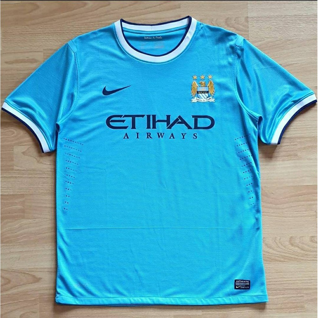 Jersey Manchester City Home 2013-2014 Player Issue Baju Bola Inggris PI GO Baju Bola Inggris England