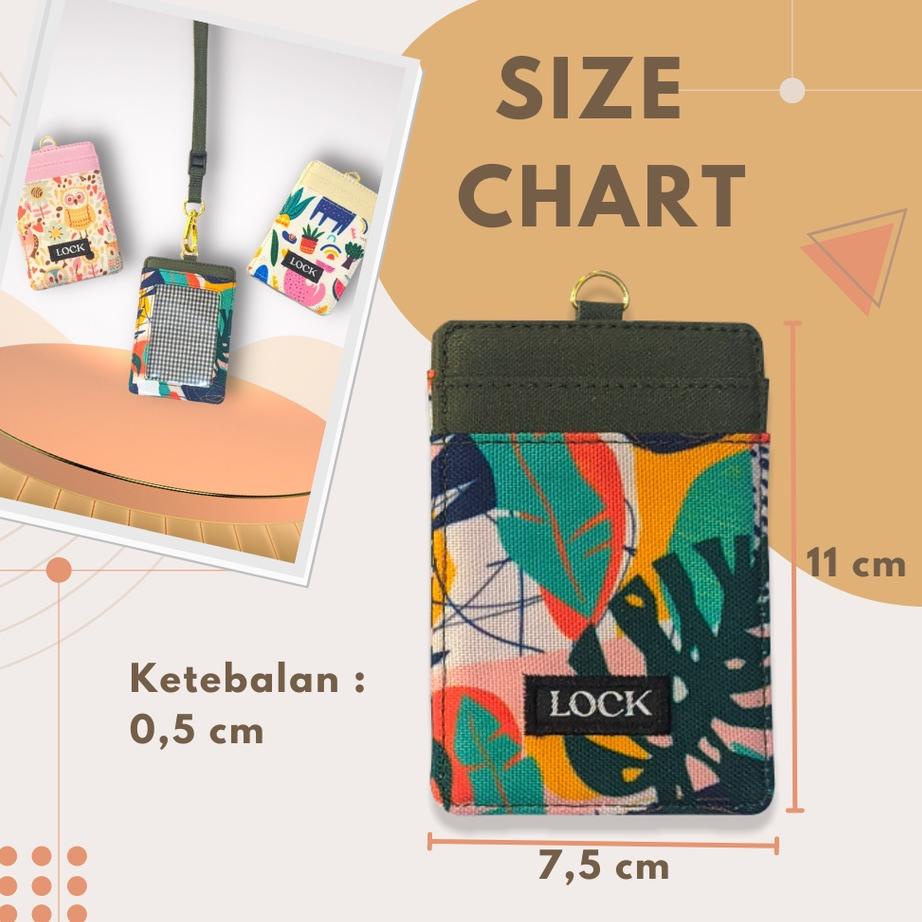 

Dijamin Miring harga.. Gantungan ID Card Kantor Kasual Kalung Name Tag Holder Lanyard Anti Air Pria Wanita LS1