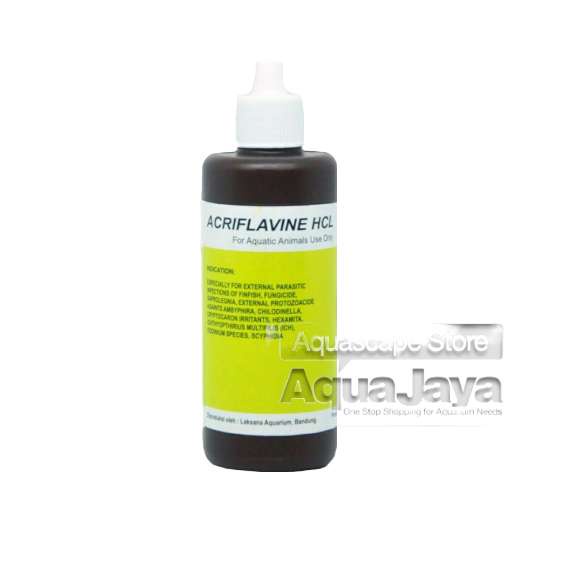 Acriflavine HCL 100ml Obat Ikan Kuning Blitz Icht ACRI