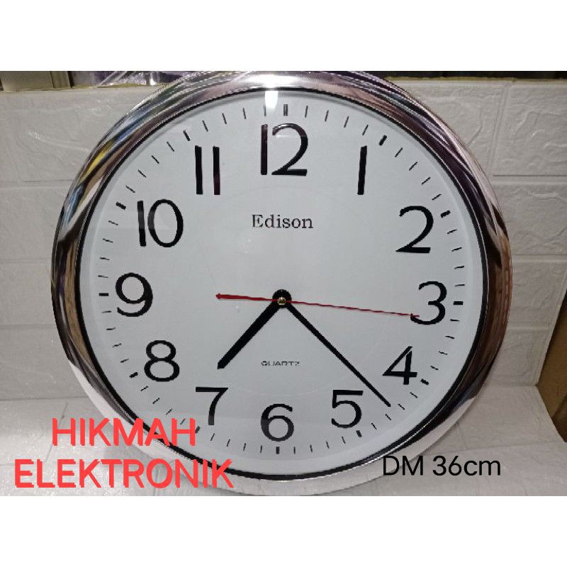 jam dinding EDISON EDW 36 T23/jam dinding besar/jam dinding jumbo/jam dinding bagus