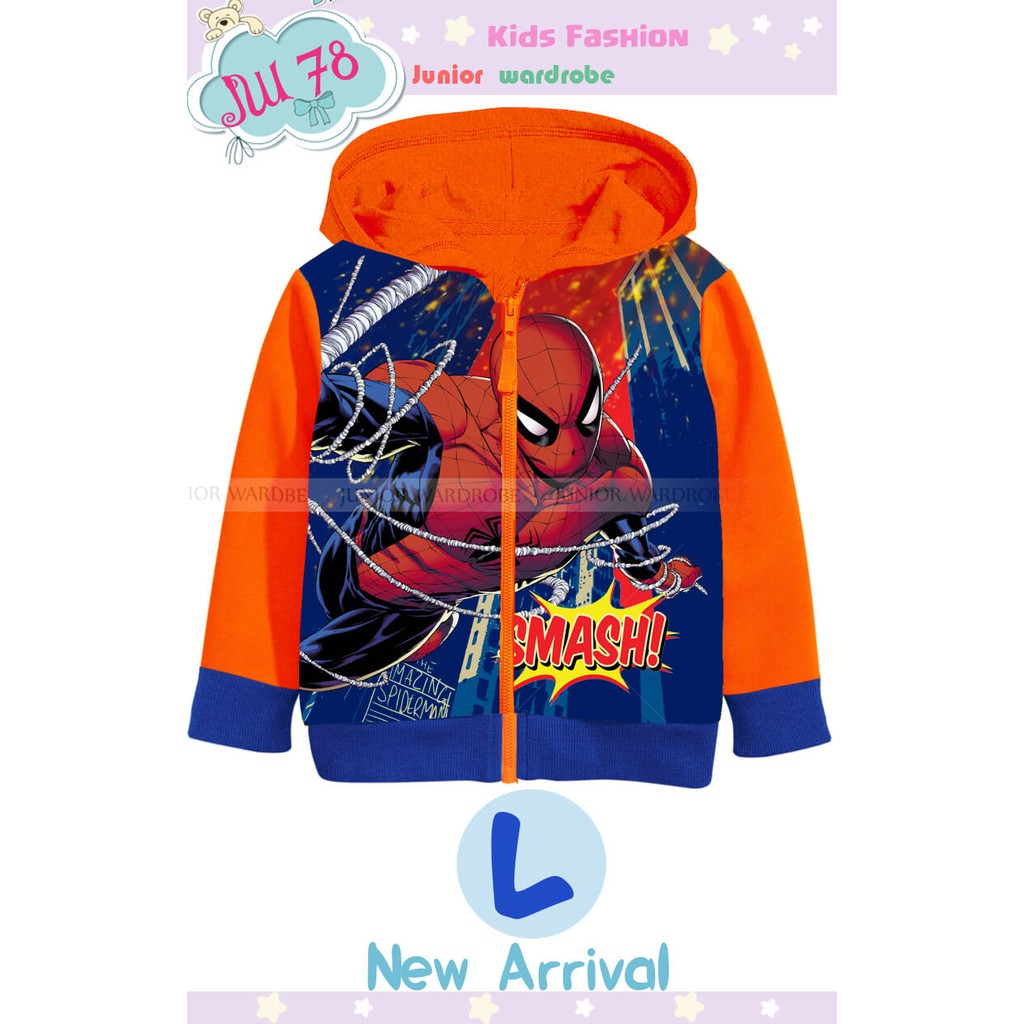 JAKET ANAK SPIDERMAN THOMAS PAWPATROL