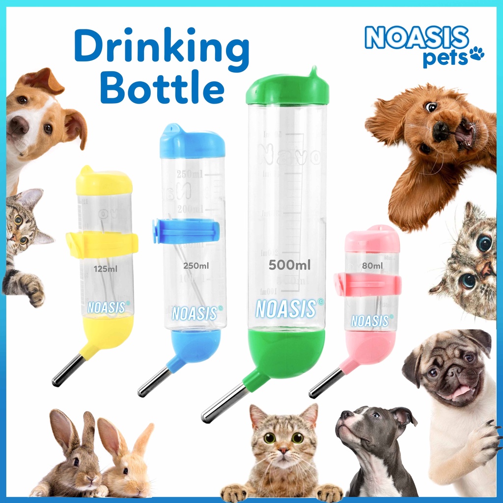 BOTOL / TEMPAT MINUM KUCING ANJING NAVO 80 125 250 500 ML KELINCI HAMSTER